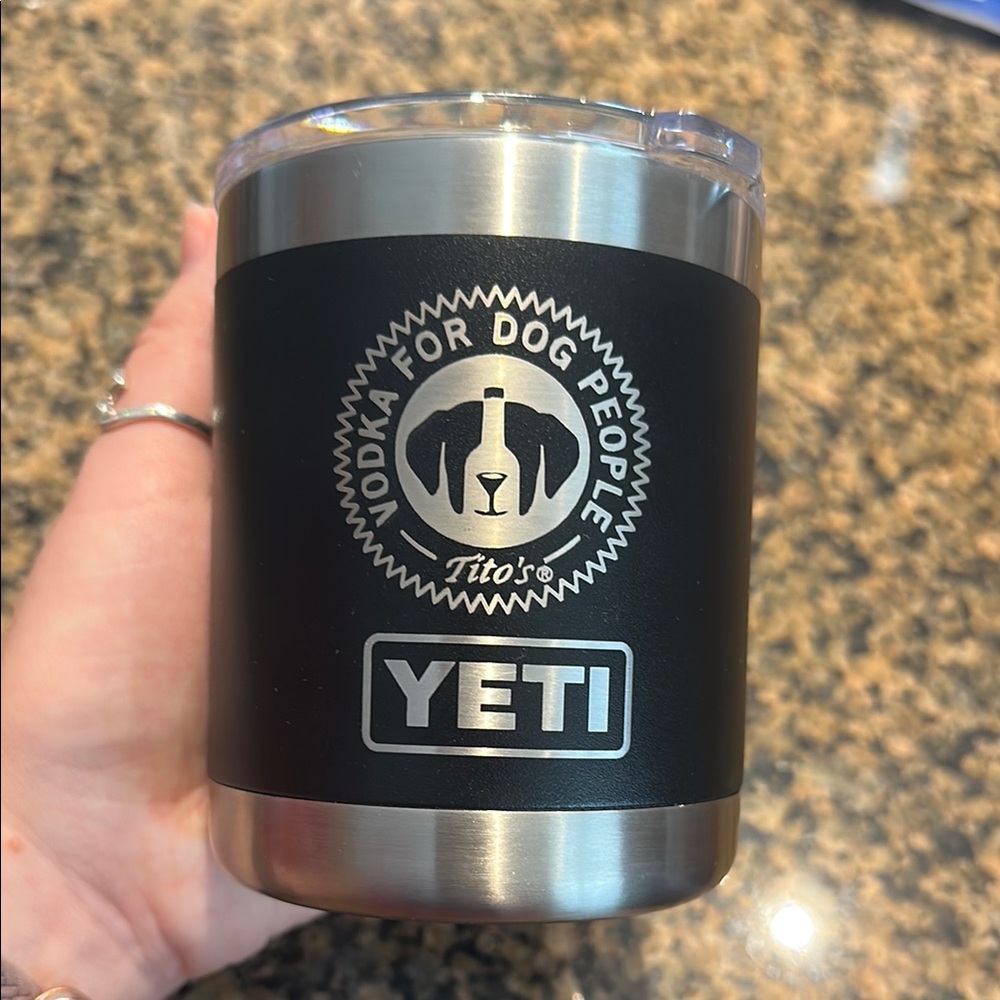 Tito's Vodka YETI Black Tumbler - Picture 2 of 5